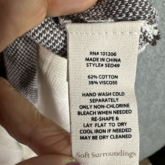 Soft Surroundings Leone Sweater 1X Rainbow Leopard Print Turtleneck Longline - Picture 11 of 14